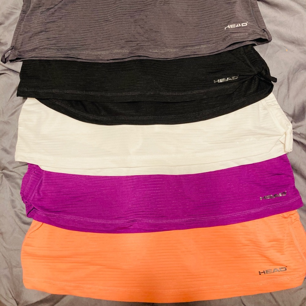 Athletic skirts